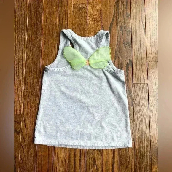 Disney Parks Girls S (6-7Y) Gray Minnie Mouse Razorback Tank w/Butterfly Wings! - Picture 2 of 9